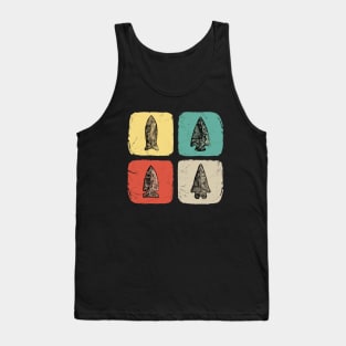 Arrowhead Shapes Collecting Vintage Look Gifts Tank Top